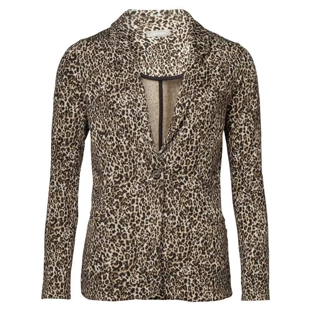 Geisha Fashion -Geisha Blazer Print 95555-24 Sand