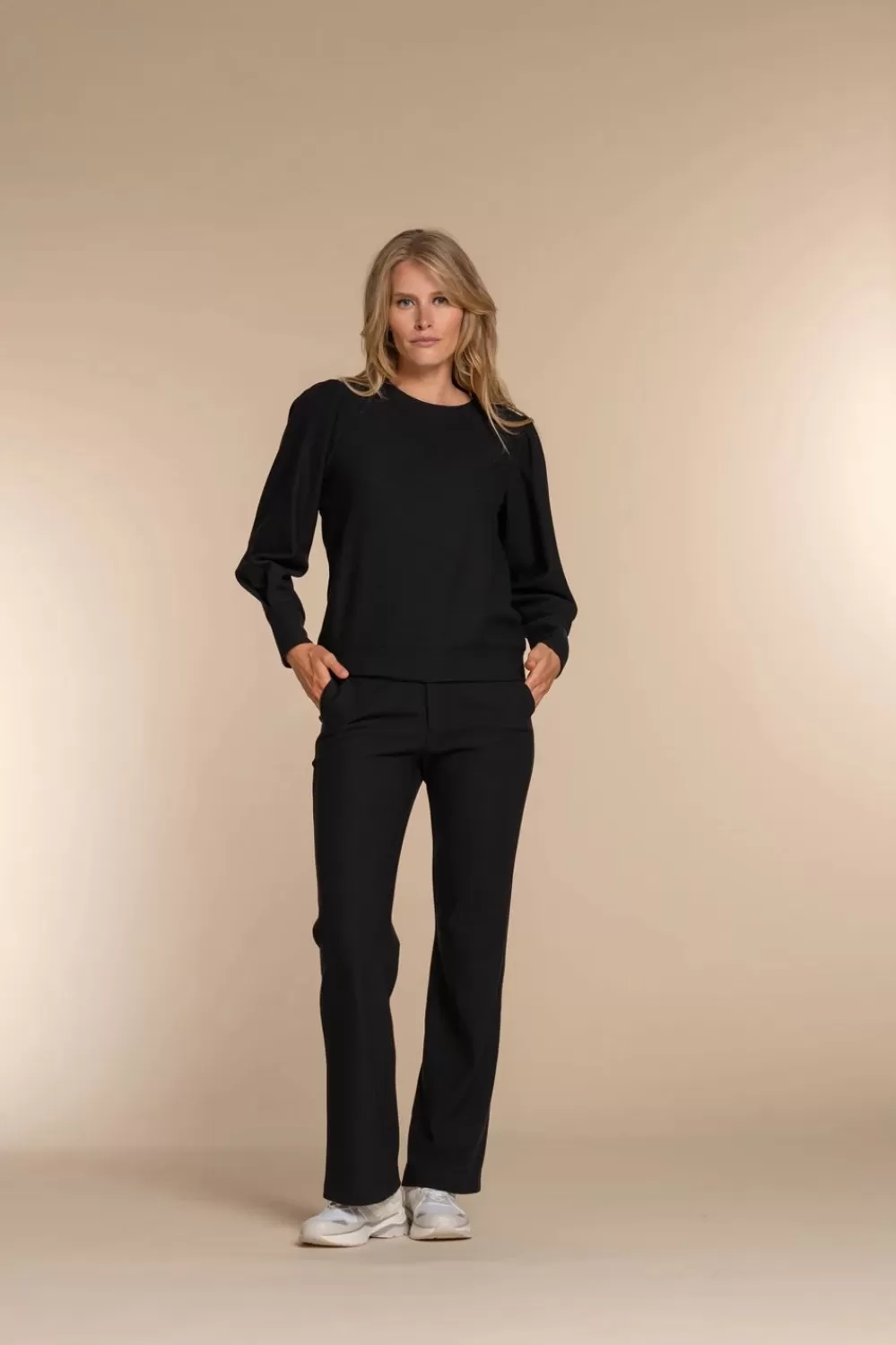 Geisha Fashion -Geisha Dames Comfy Broek 31580-21 Black