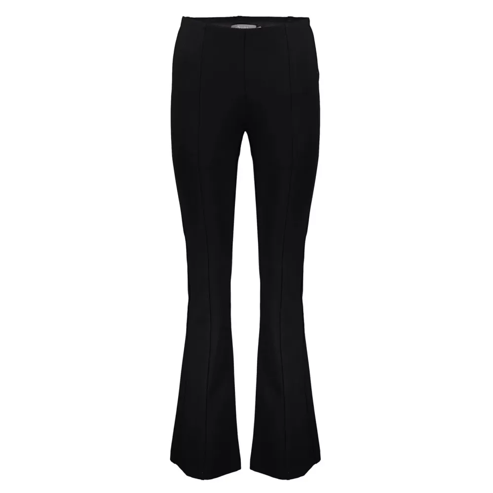 Geisha Fashion -Geisha Dames Flared Punto Pantalon 31544-10 Black