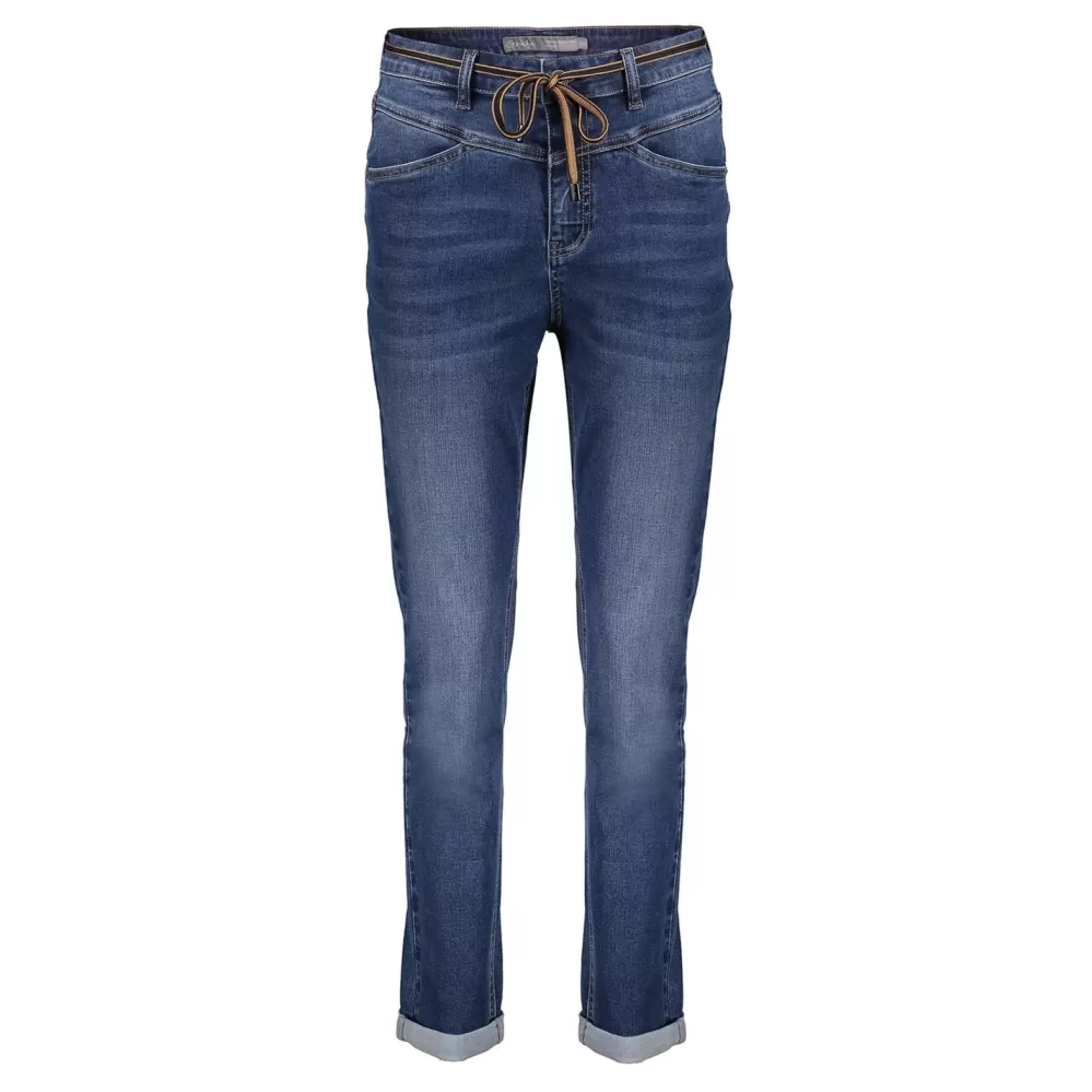 Geisha Fashion -Geisha Dames Skinny Jeans 31818-10 Blue Denim