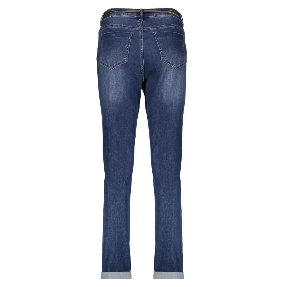 Geisha Fashion -Geisha Dames Skinny Jeans 31818-10 Blue Denim