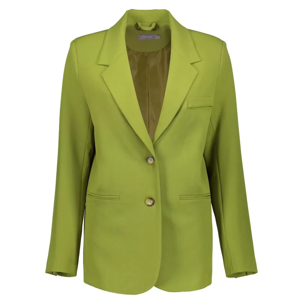 Geisha Fashion -Geisha Dames Uni Blazer 35820-32 Olive