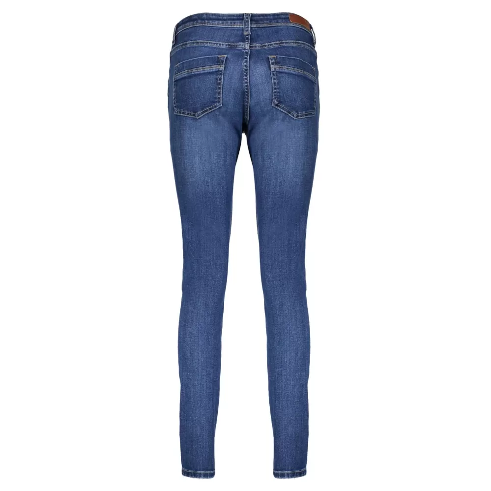 Geisha Fashion -Geisha Denim Skinny Jeans Eco-Aware 21585-50 Vic Blue Denim