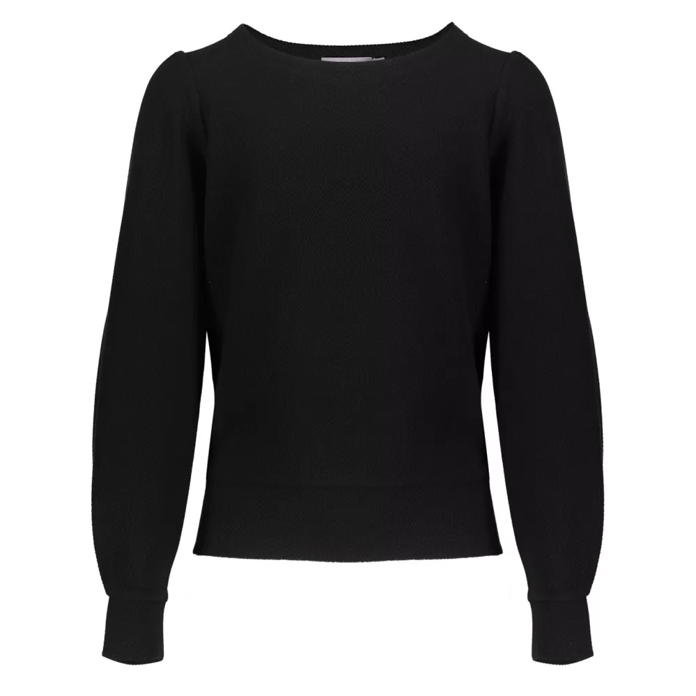 Geisha Fashion -Geisha Girls Sweater With Puffed Sleeves 32550K-21 Black