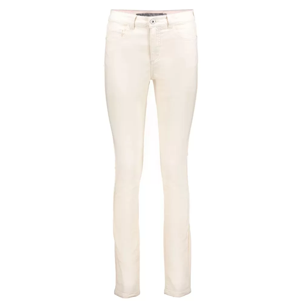 Geisha Fashion -Geisha Jog Denim Skinny Jeans 21708-10 Off-White