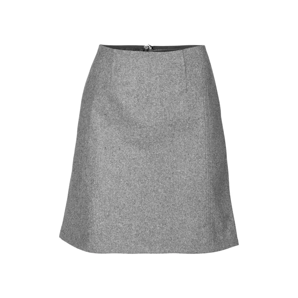 Geisha Fashion -Geisha Mini Skirt 96508-10 Grey Melange