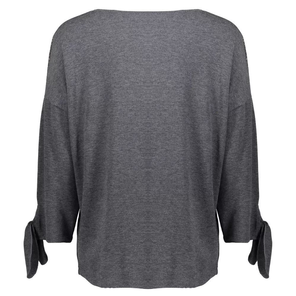 Geisha Fashion -Geisha Pullover Strik 03543-60 Anthracite