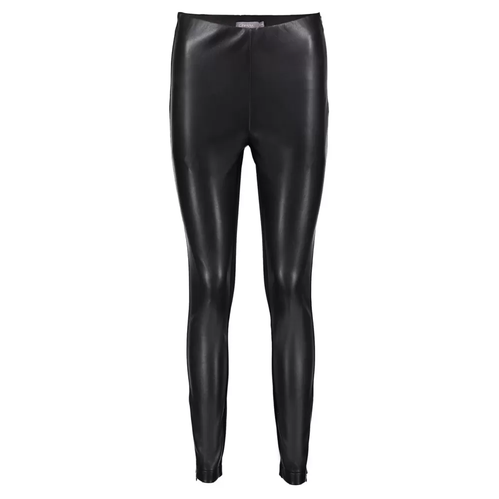 Geisha Fashion -Geisha Women Pu Leather Pants 31524-10 Black