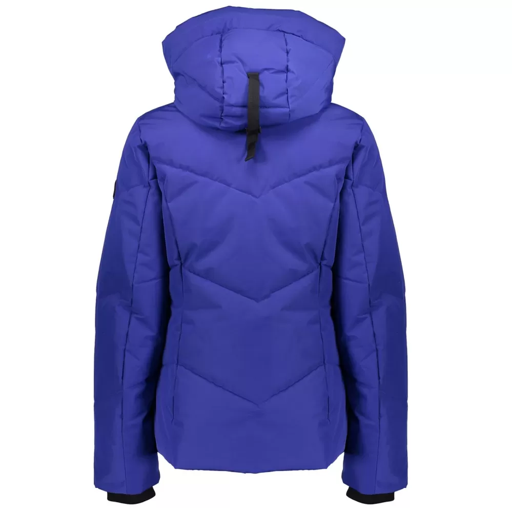 Geisha Fashion -Geisha Women Puffer Coat 38535-12 Cobalt