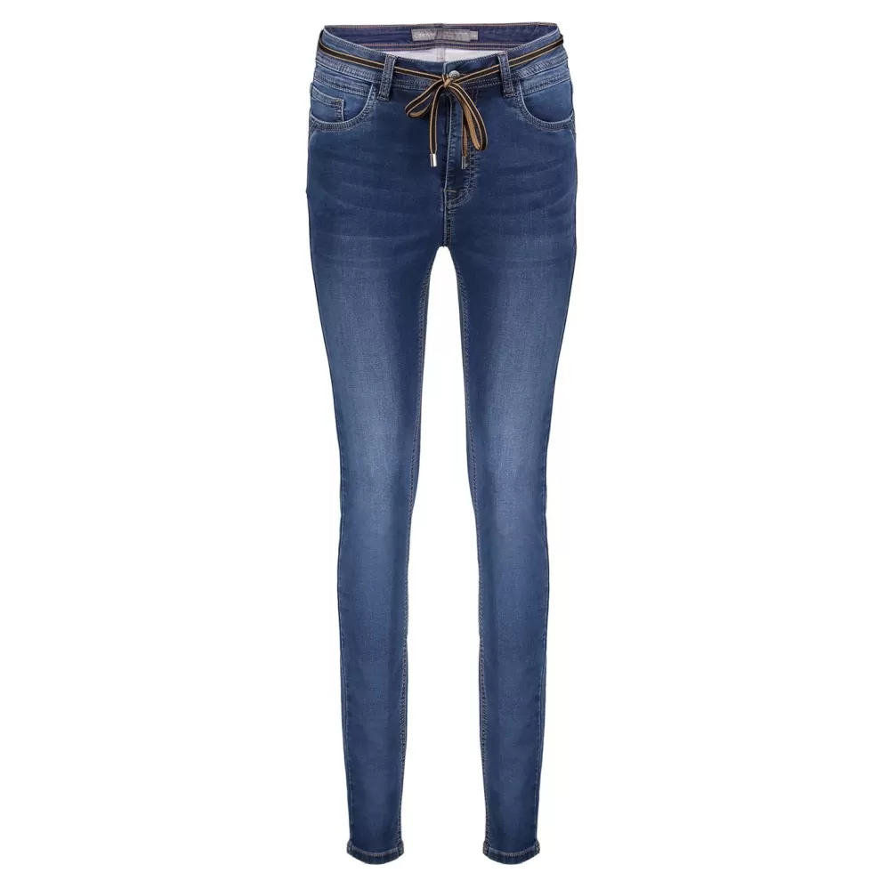 Geisha Fashion -Geisha Women Skinny Jeans 31503-10 Stonewash Denim