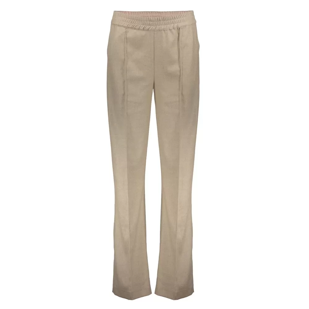 Geisha Fashion -Geisha Women Trousers With Front Seam 31654-20 Sand